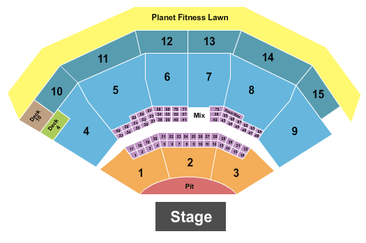 Truliant Amphitheater Grey Day Seating Chart